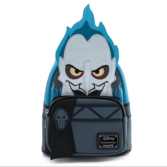 Disney Hercules Hades Cosplay Loungefly Mini Backpack NWT - Picture 7 of 12